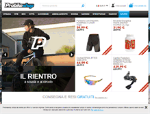 Tablet Screenshot of probikeshop.it