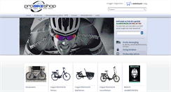 Desktop Screenshot of probikeshop.nl